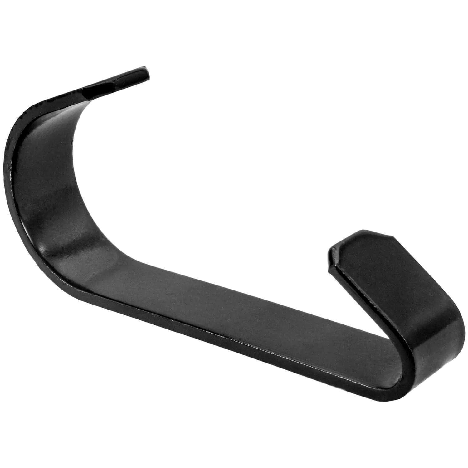 1-3/8" BLACK GATE CLIP - PRESSED STEEL - POWDER COATED - Image 6