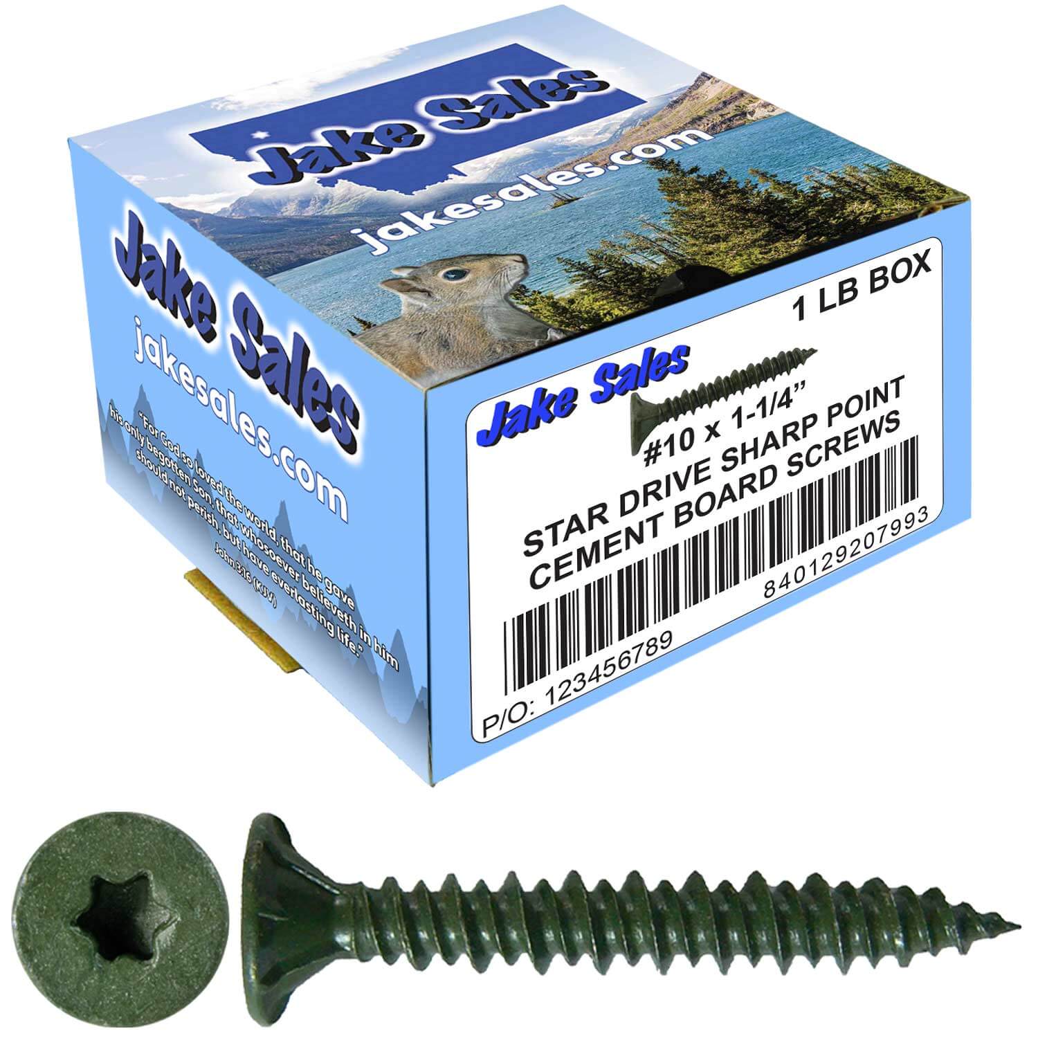#10 Cement Board Torx/Star Head Screws SHARP POINT for Fastening Cement Backer Board/Cement Board/Tile Board - Torx/Star - T-25 Torx Head - Image 16