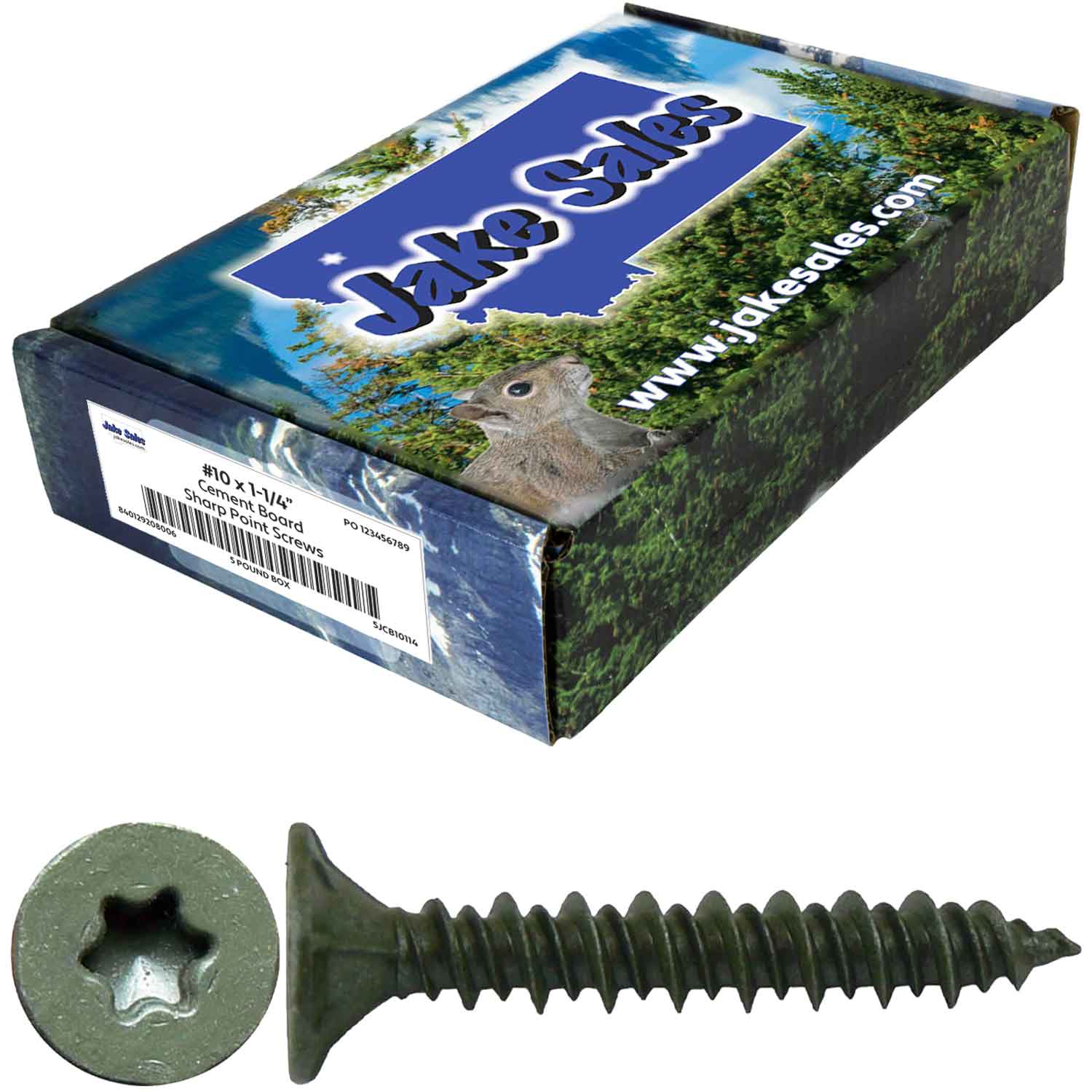 #10 Cement Board Torx/Star Head Screws SHARP POINT for Fastening Cement Backer Board/Cement Board/Tile Board - Torx/Star - T-25 Torx Head - Image 17