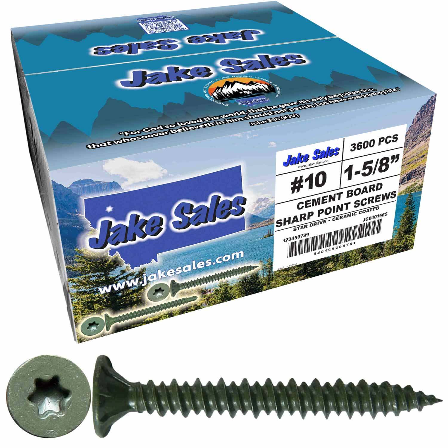 #10 Cement Board Torx/Star Head Screws SHARP POINT for Fastening Cement Backer Board/Cement Board/Tile Board - Torx/Star - T-25 Torx Head - Image 19