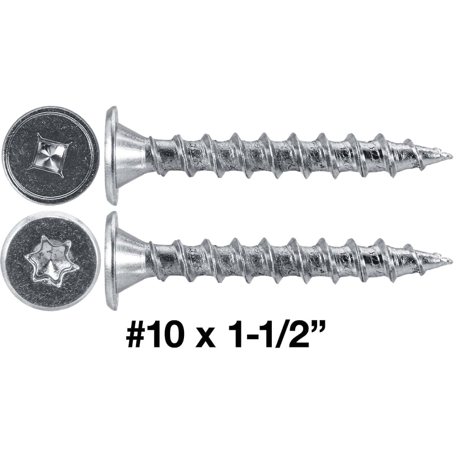 #10  Low Profile Pancake Head Roofing Screws - Wood to Metal - For Standing Seam Roofs - Zinc Plated - Image 20