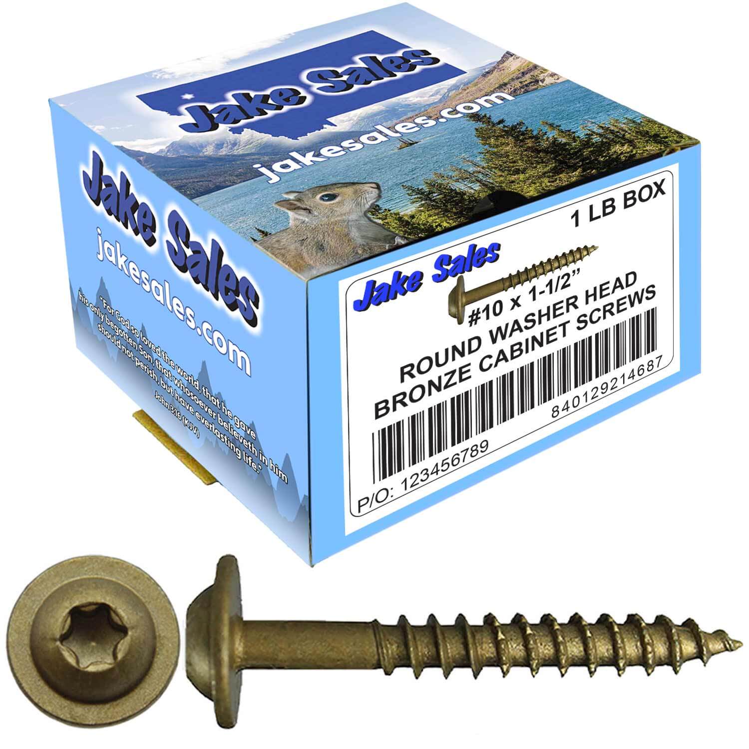 #10 Round Washer (Modified Truss) Head Screw Torx/Star Drive Head Wood Screw, Multipurpose Wood Screws for Construction, Cabinets and Furniture. - Image 25