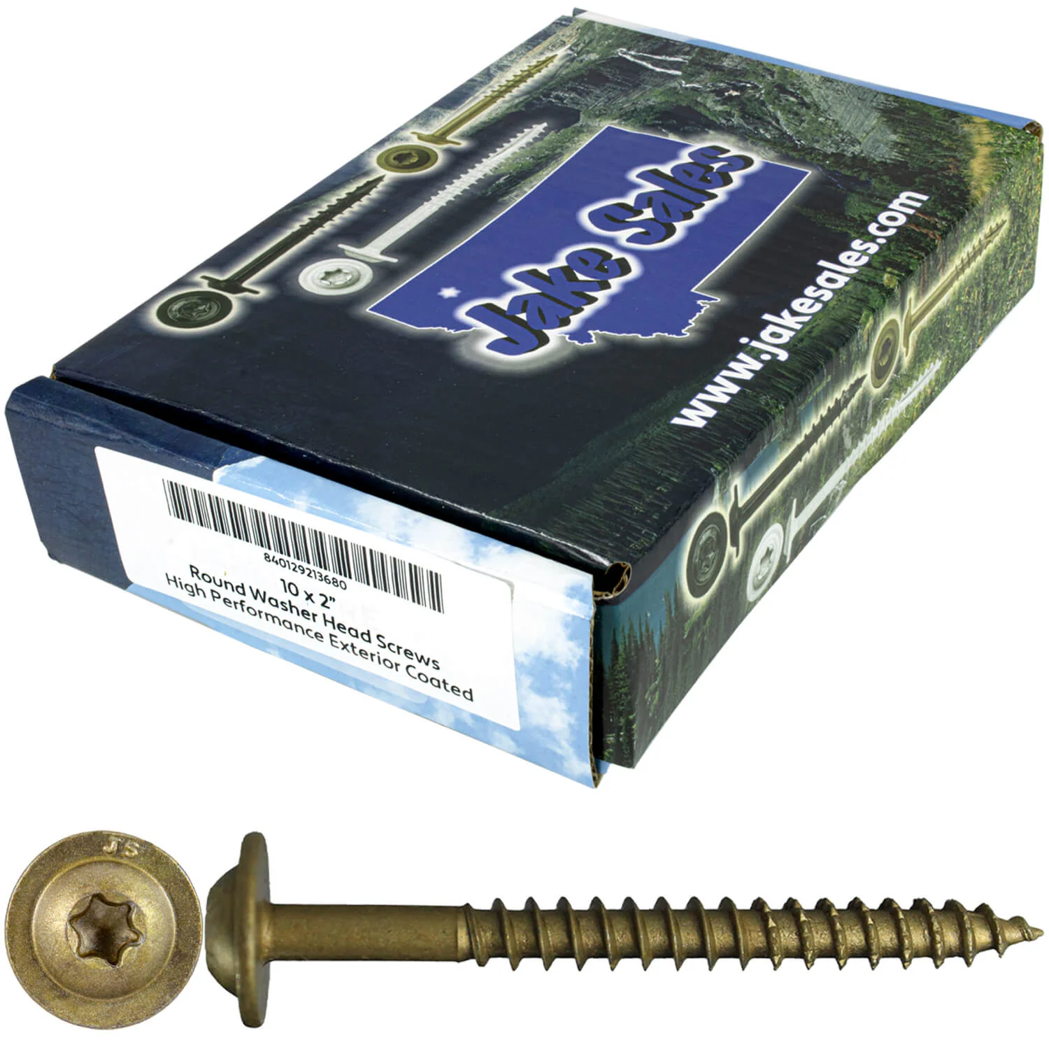 #10 Round Washer (Modified Truss) Head Screw Torx/Star Drive Head Wood Screw, Multipurpose Wood Screws for Construction, Cabinets and Furniture. - Image 42