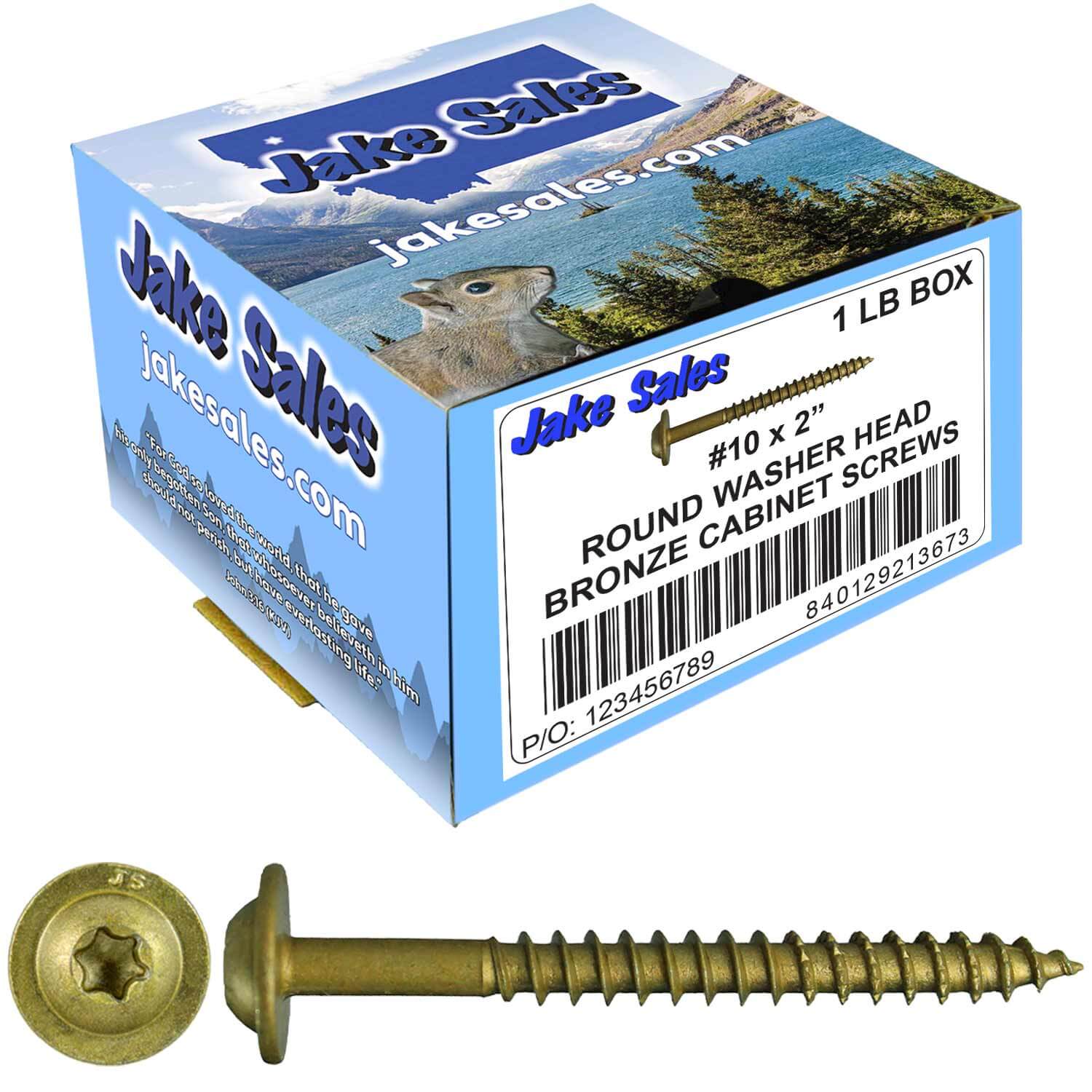 #10 Round Washer (Modified Truss) Head Screw Torx/Star Drive Head Wood Screw, Multipurpose Wood Screws for Construction, Cabinets and Furniture. - Image 84