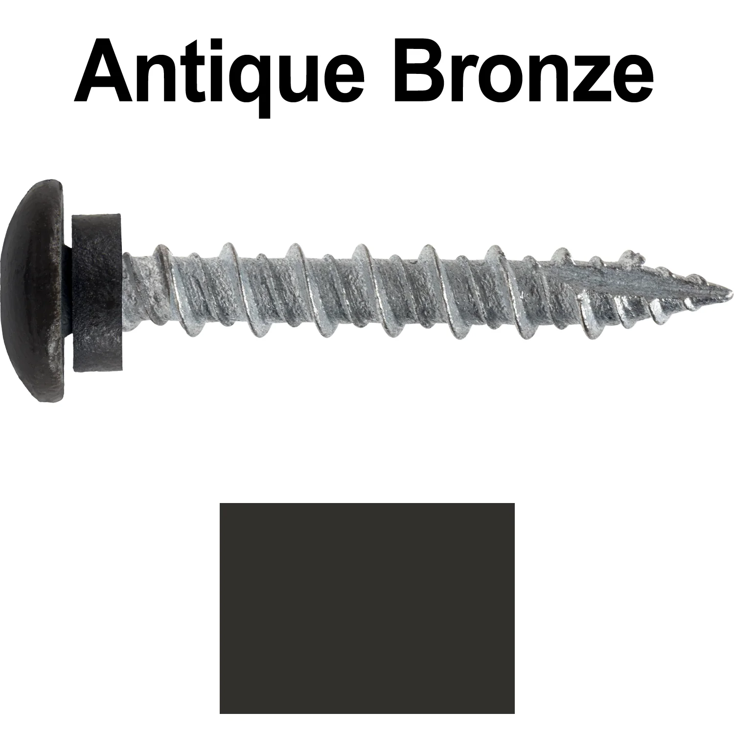 10 x 1-1/2” LOW PROFILE Star Head Roofing Screws - HI-LO Thread - Metal To Wood - T25 Torx Drive Head - EPDM washer - Image 50