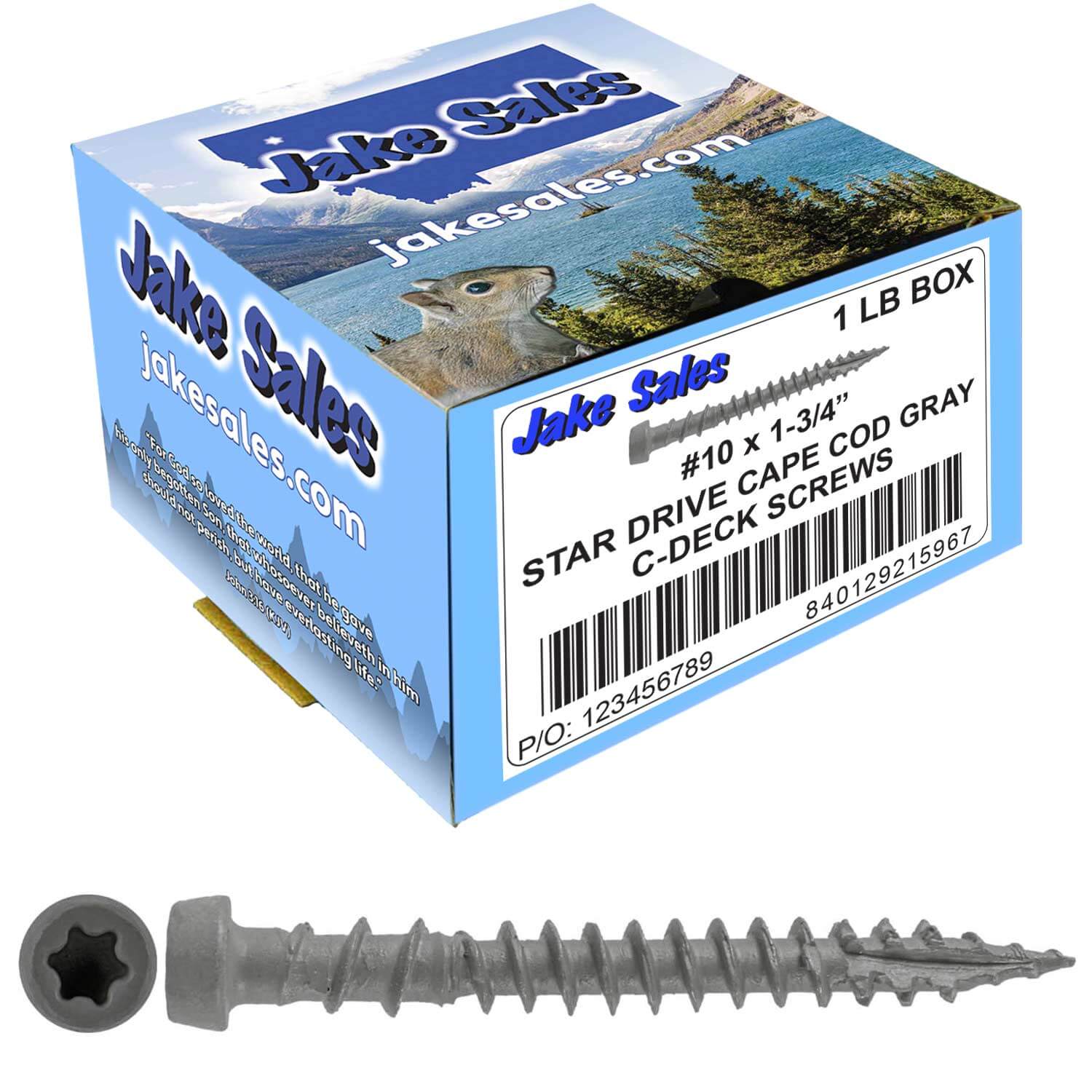 #10 x 1-3/4" Colored Composite Decking Wood Screws with Torx/Star Drive Head (T20 Bit), Exterior Coated, Compatible with Pressure Treated and ACQ Lumber - Image 107