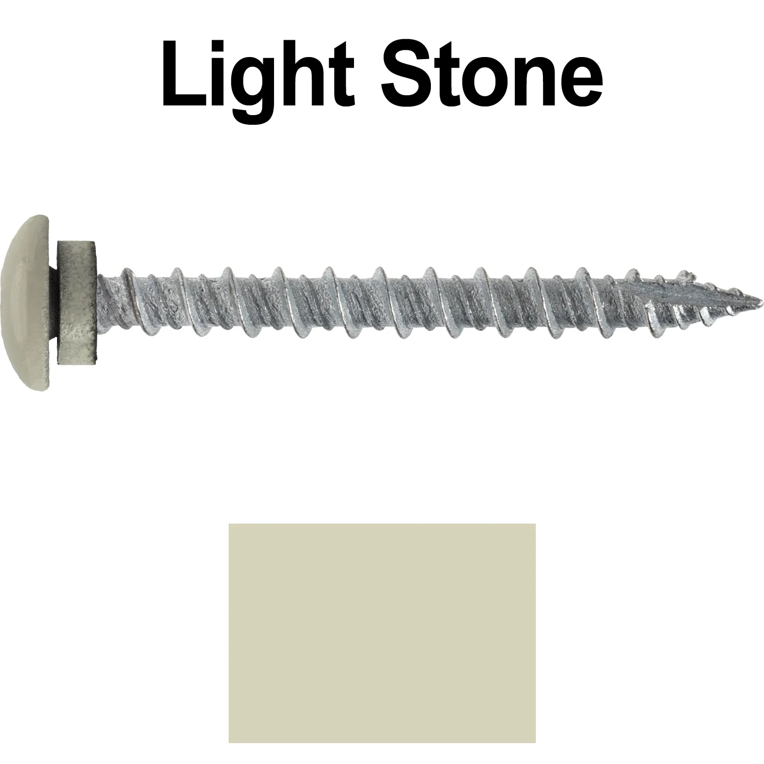 10 x 2" LOW PROFILE Star Head Roofing Screws - HI-LO Thread - Metal To Wood - T25 Torx Drive Head - EPDM washer. - Image 2