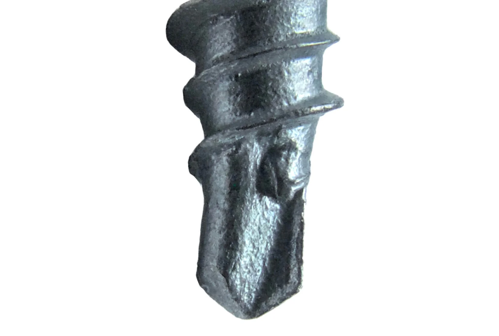 #10 x 3" Mini Driller Sheet Metal Roofing Screw - Hex Washer Head -  Self starting metal to wood siding screws. EPDM washer. Colored head. - Image 4