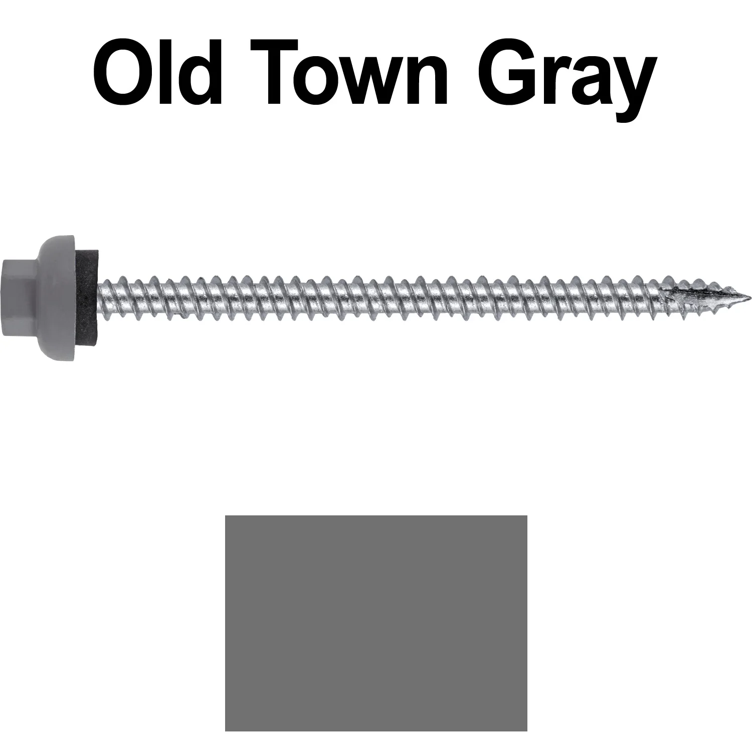 10 X 3“ HI-LO Zinc Aluminum Cap Metal Roofing Screws - Hex Washer Head - Self starting/self tapping - EPDM washer. Colored head. - Image 30