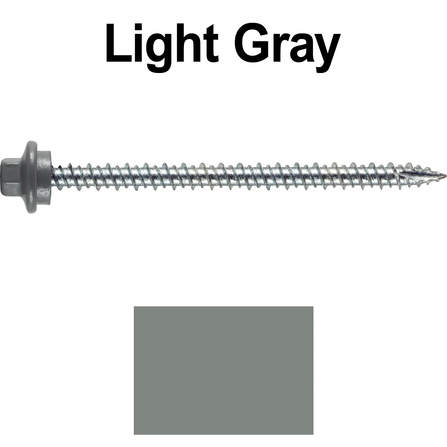 10 x 3” - STAINLESS HEX / ZINC Sheet Metal Roof Screw. Self starting metal to wood siding screws. EPDM washer. Colored head. - Image 101
