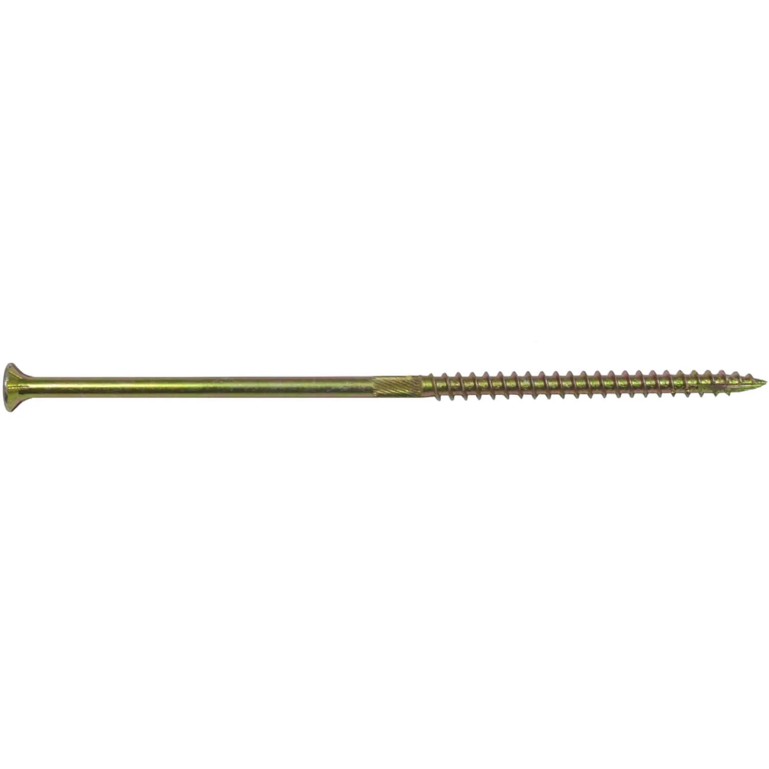 #14 x 5" Gold Star Wood Screw, T-30 Torx Drive, Flat Head - (OVERSTOCK) - Image 3