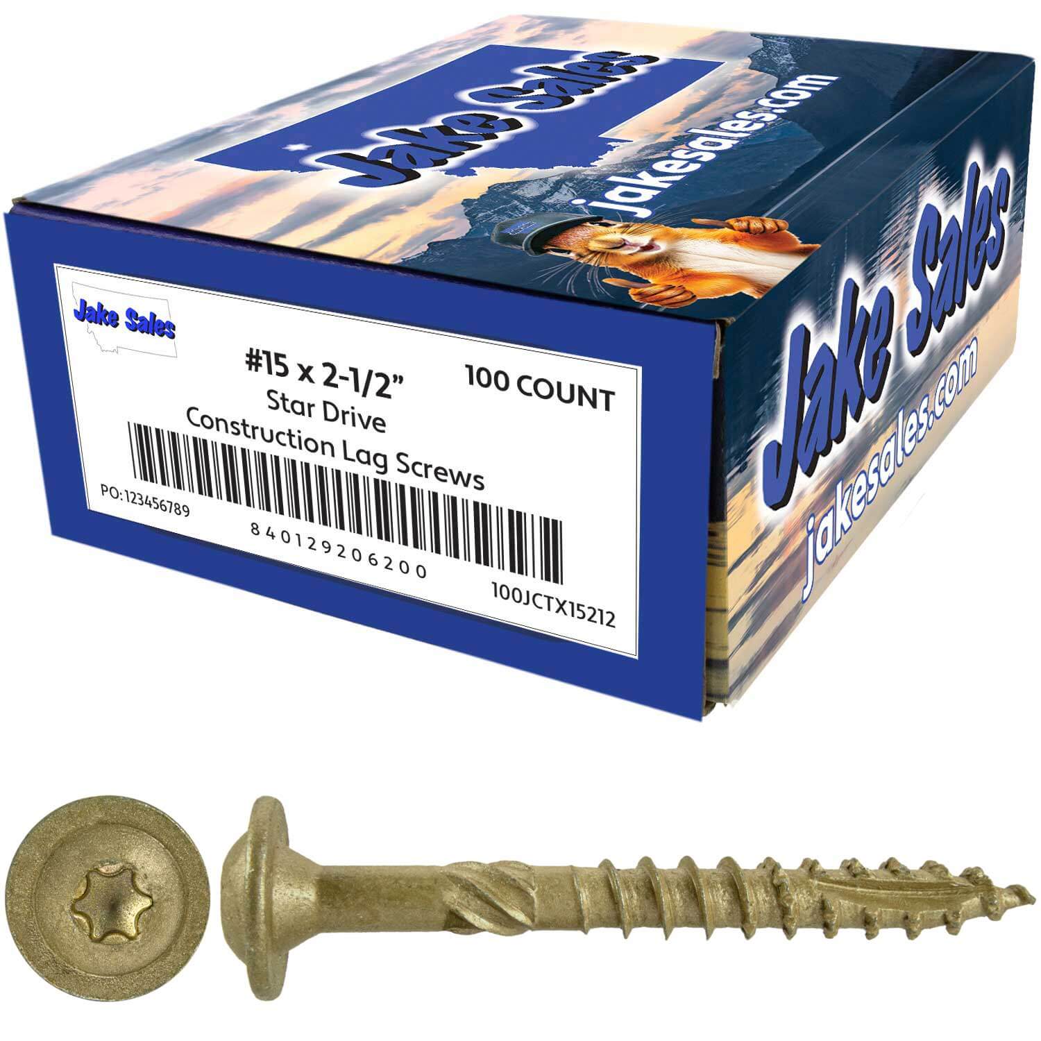 #15 Construction Lag Screw Exterior Coated Torx/Star Drive Heavy Duty Structural Lag Screw - Modified Truss Washer Head - Image 26