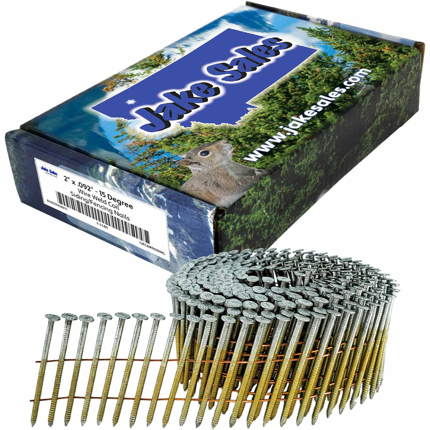 15° Wire Weld Collated Coil Roofing, Siding & Fencing Nails - Image 10