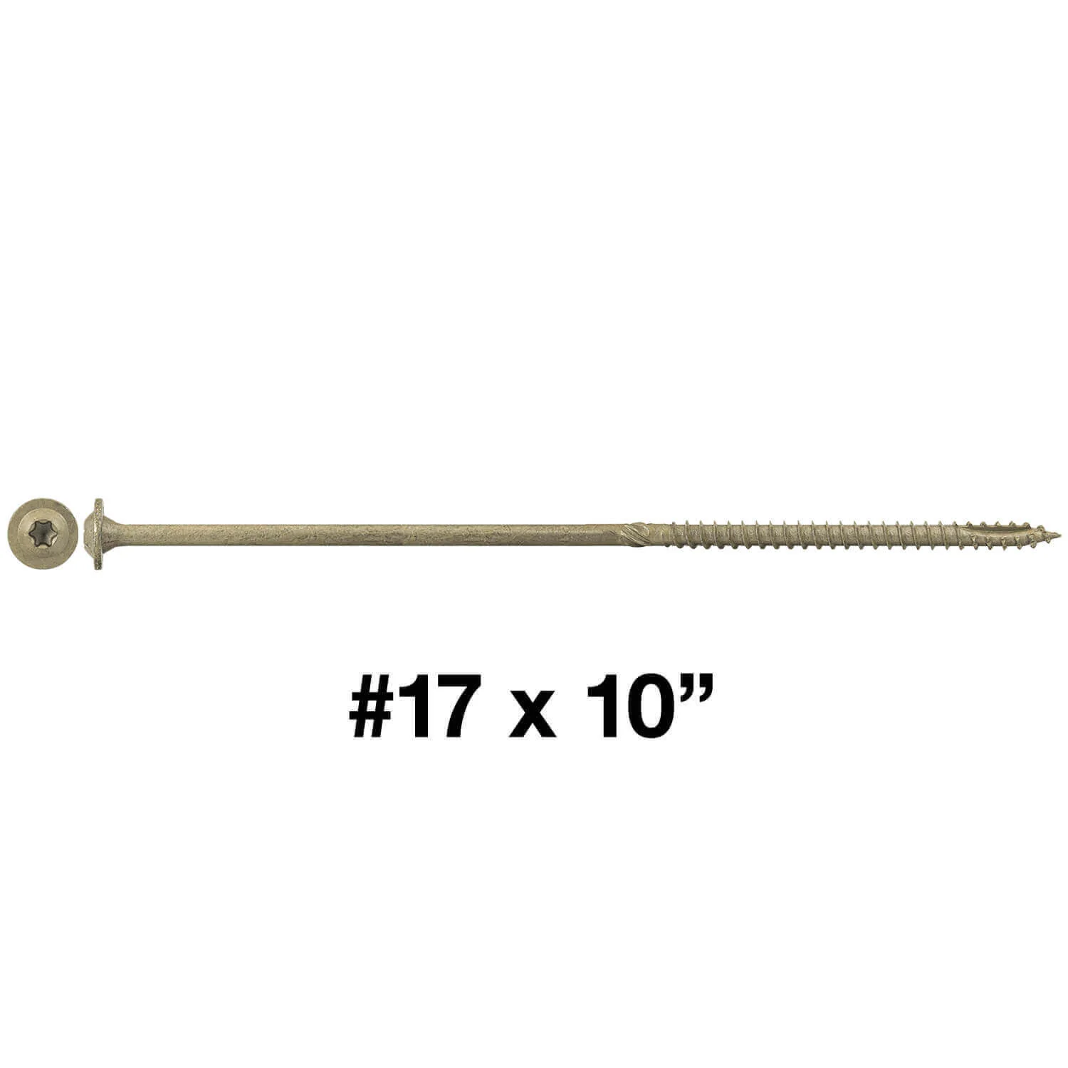#17 Construction Lag Screw Exterior Coated Torx/Star Drive Heavy Duty Structural Lag - Modified Truss Washer Head - Image 77