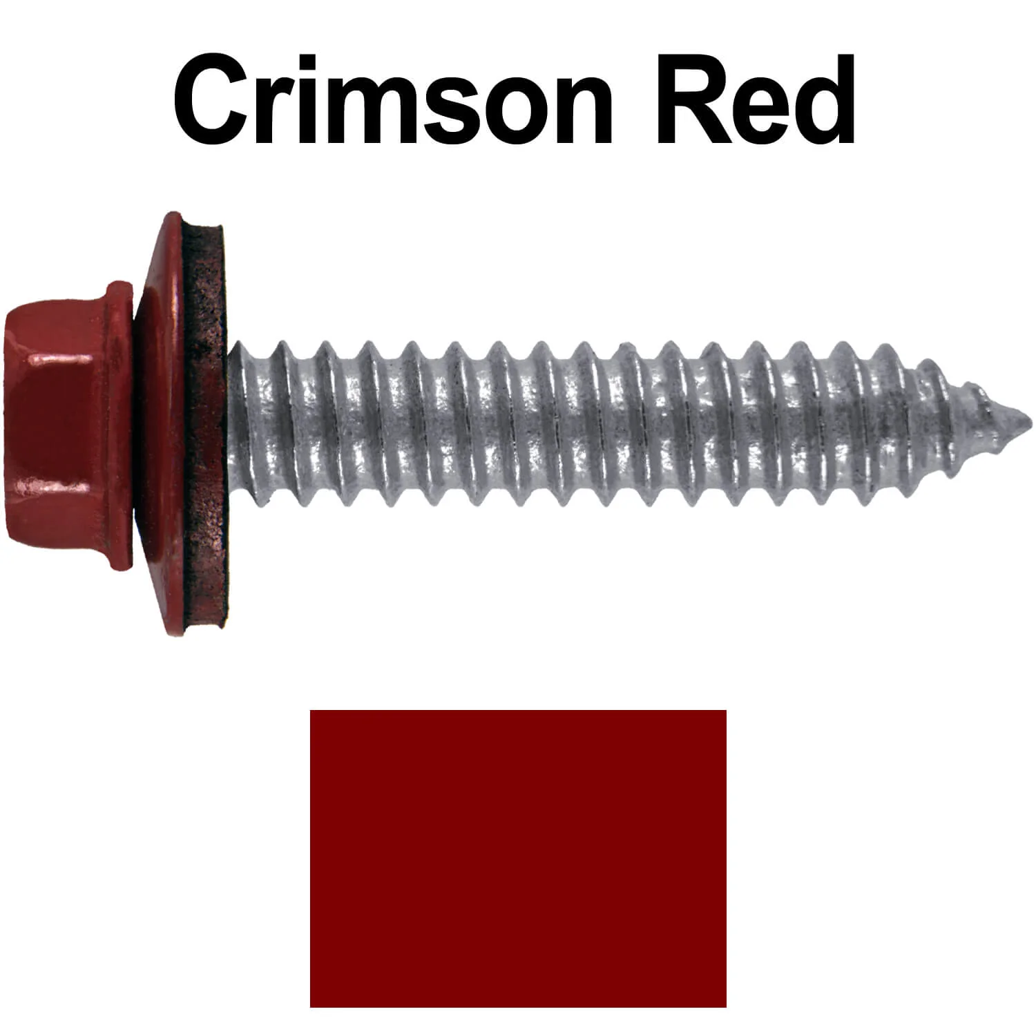 17 x 1-1/2 Metal Roofing Screws - Metal Panel to Metal Purlins and Recovery Screws - Hex Washer Head - EPDM washer. - Image 69