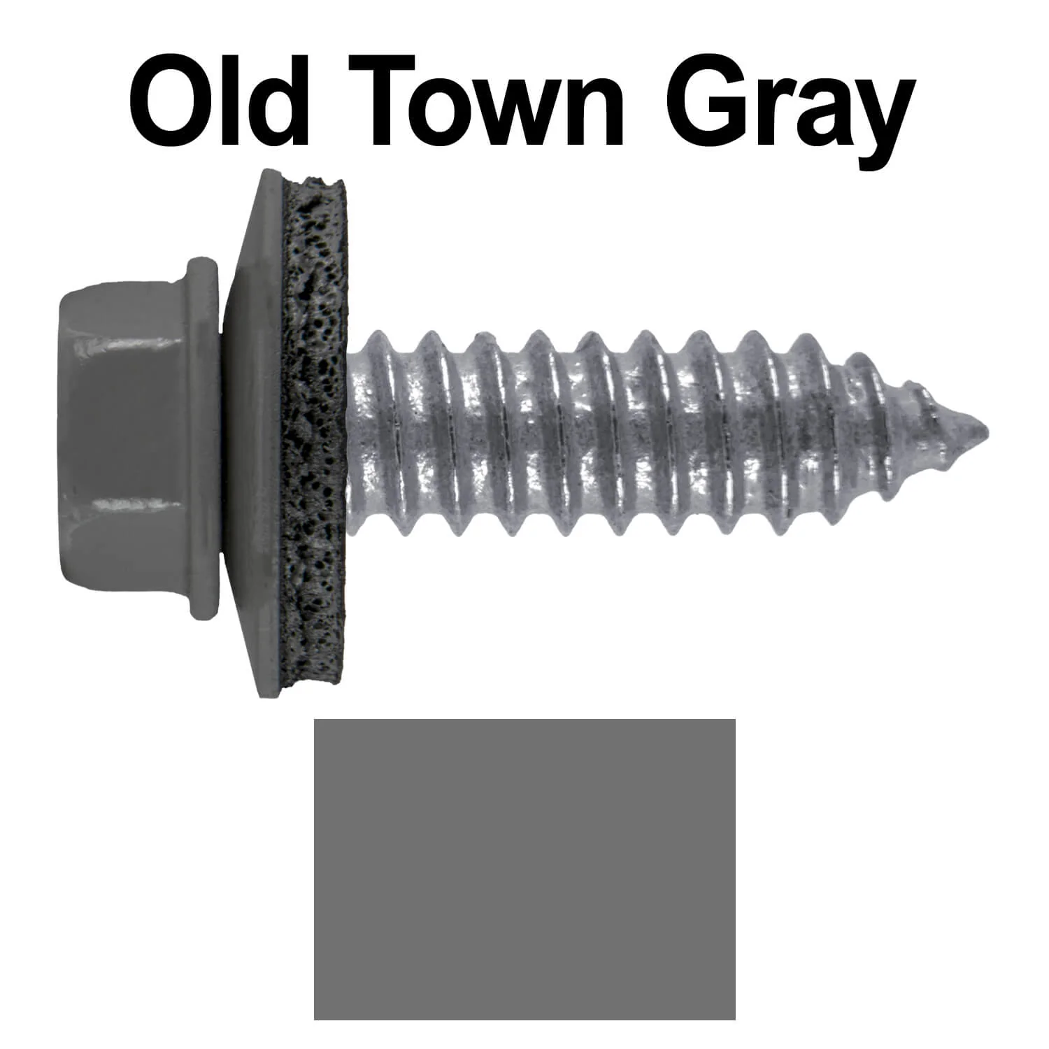 17 x 1"  Metal Roofing Screws - Metal Panel to Metal Purlins and Recovery Screws - Hex Washer Head - EPDM washer. - Image 107