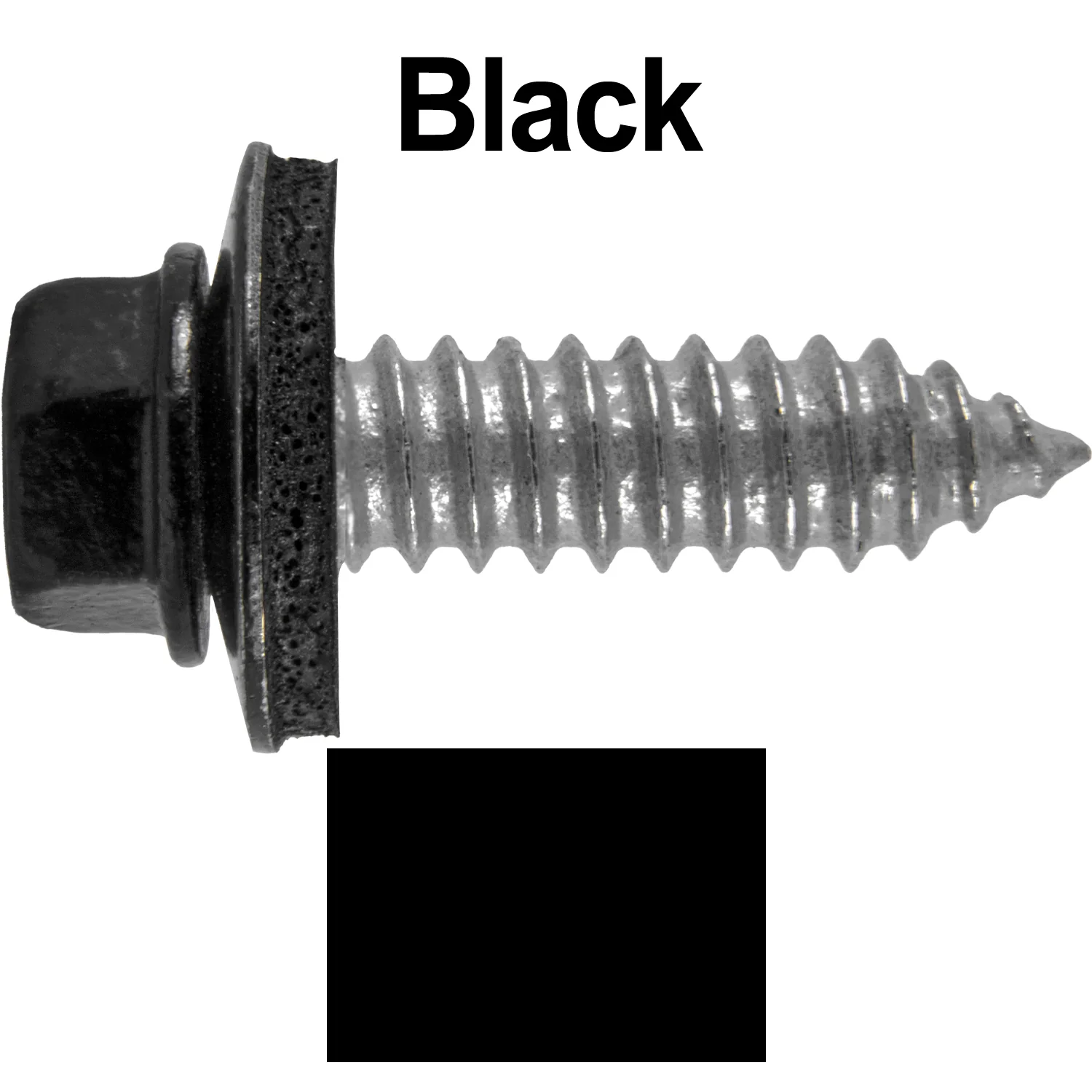 17 x 1"  Metal Roofing Screws - Metal Panel to Metal Purlins and Recovery Screws - Hex Washer Head - EPDM washer. - Image 48