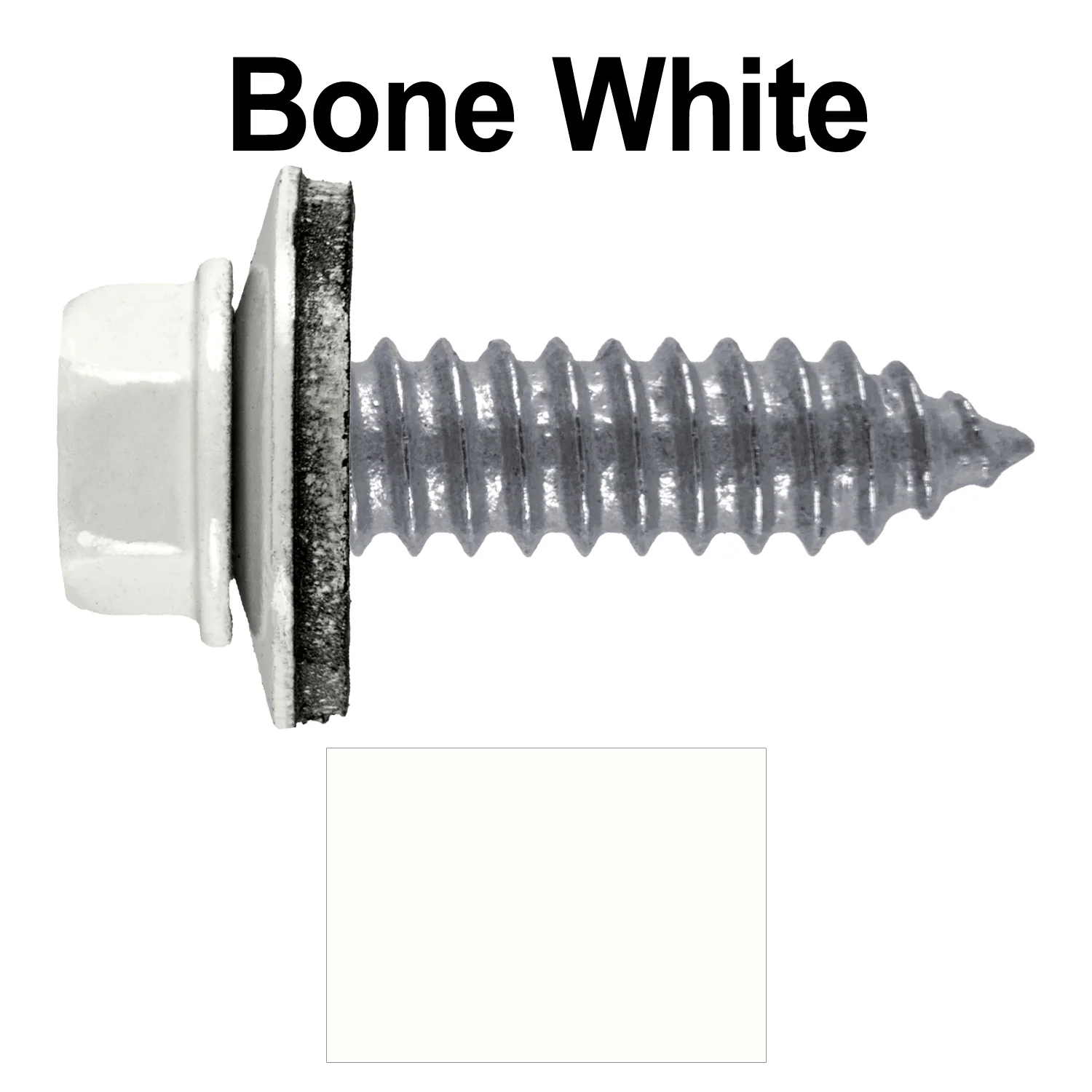 17 x 1"  Metal Roofing Screws - Metal Panel to Metal Purlins and Recovery Screws - Hex Washer Head - EPDM washer. - Image 7