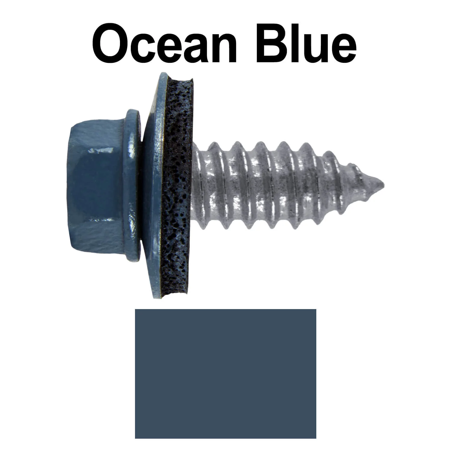 17 x 3/4" Metal Roofing Screws - Metal Panel to Metal Purlins and Recovery Screws - Hex Washer Head - EPDM washer. - Image 103