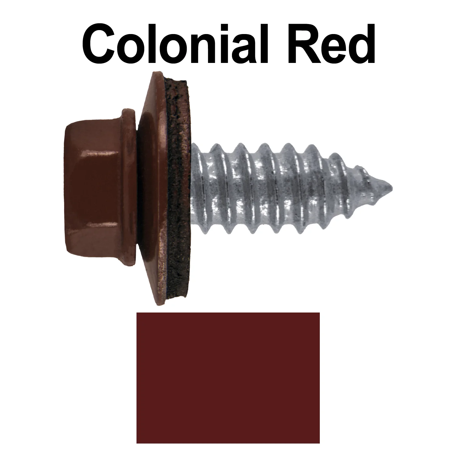 17 x 3/4" Metal Roofing Screws - Metal Panel to Metal Purlins and Recovery Screws - Hex Washer Head - EPDM washer. - Image 13