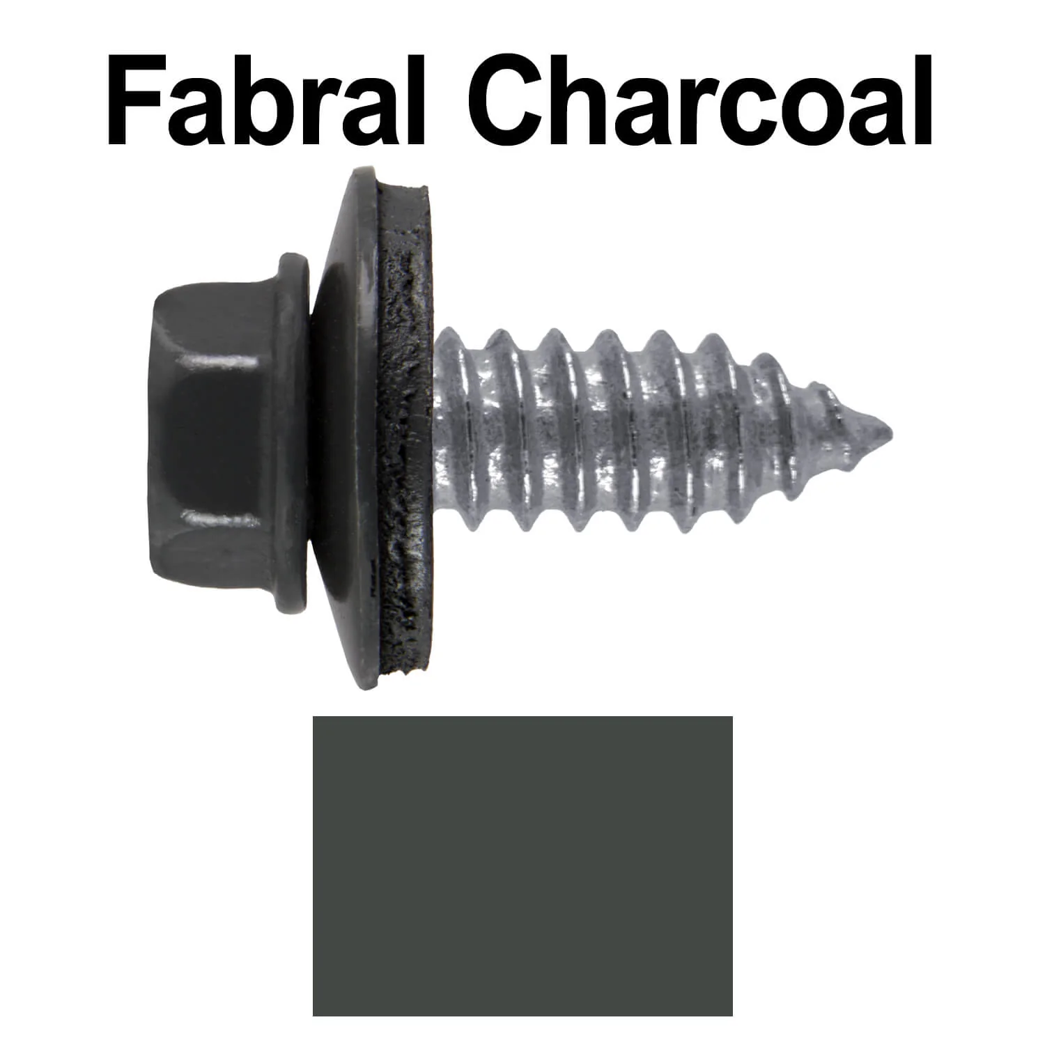17 x 3/4" Metal Roofing Screws - Metal Panel to Metal Purlins and Recovery Screws - Hex Washer Head - EPDM washer. - Image 21