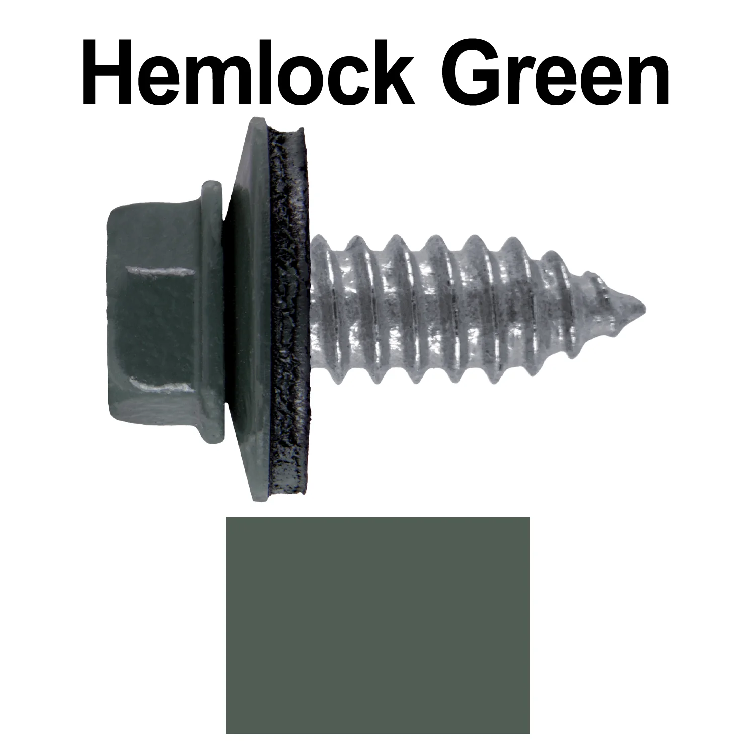 17 x 3/4" Metal Roofing Screws - Metal Panel to Metal Purlins and Recovery Screws - Hex Washer Head - EPDM washer. - Image 24