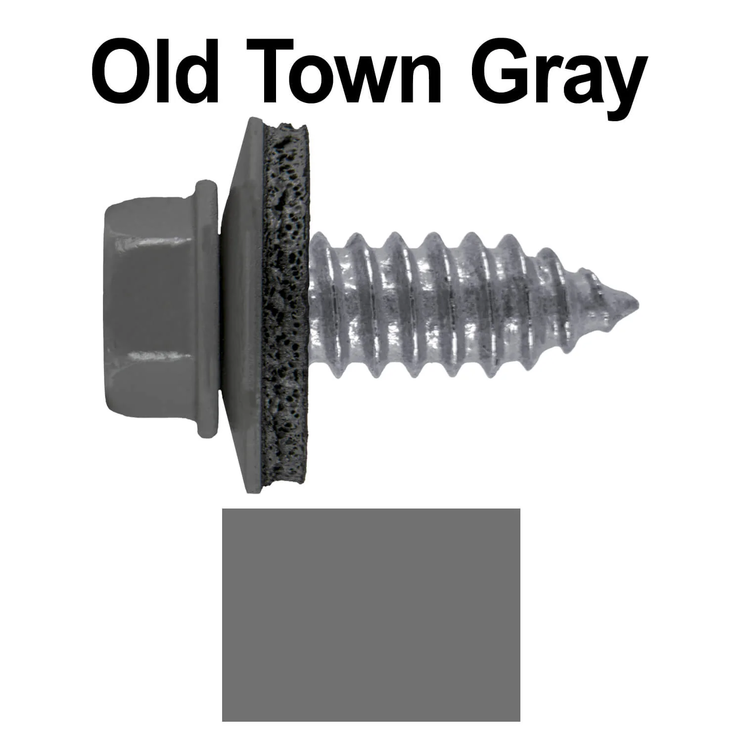 17 x 3/4" Metal Roofing Screws - Metal Panel to Metal Purlins and Recovery Screws - Hex Washer Head - EPDM washer. - Image 34