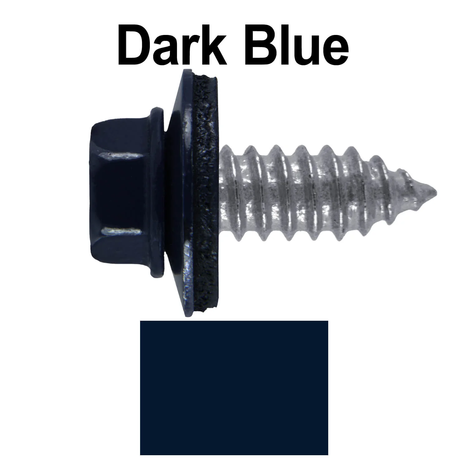 17 x 3/4" Metal Roofing Screws - Metal Panel to Metal Purlins and Recovery Screws - Hex Washer Head - EPDM washer. - Image 68