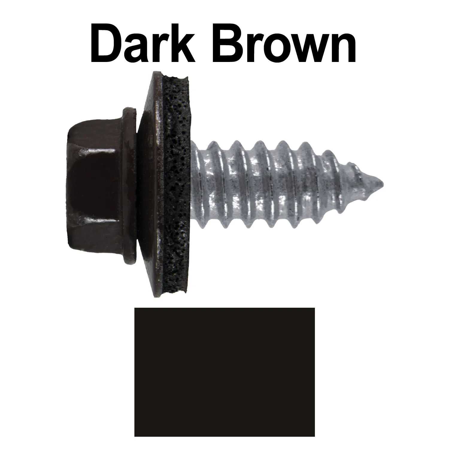 17 x 3/4" Metal Roofing Screws - Metal Panel to Metal Purlins and Recovery Screws - Hex Washer Head - EPDM washer. - Image 73