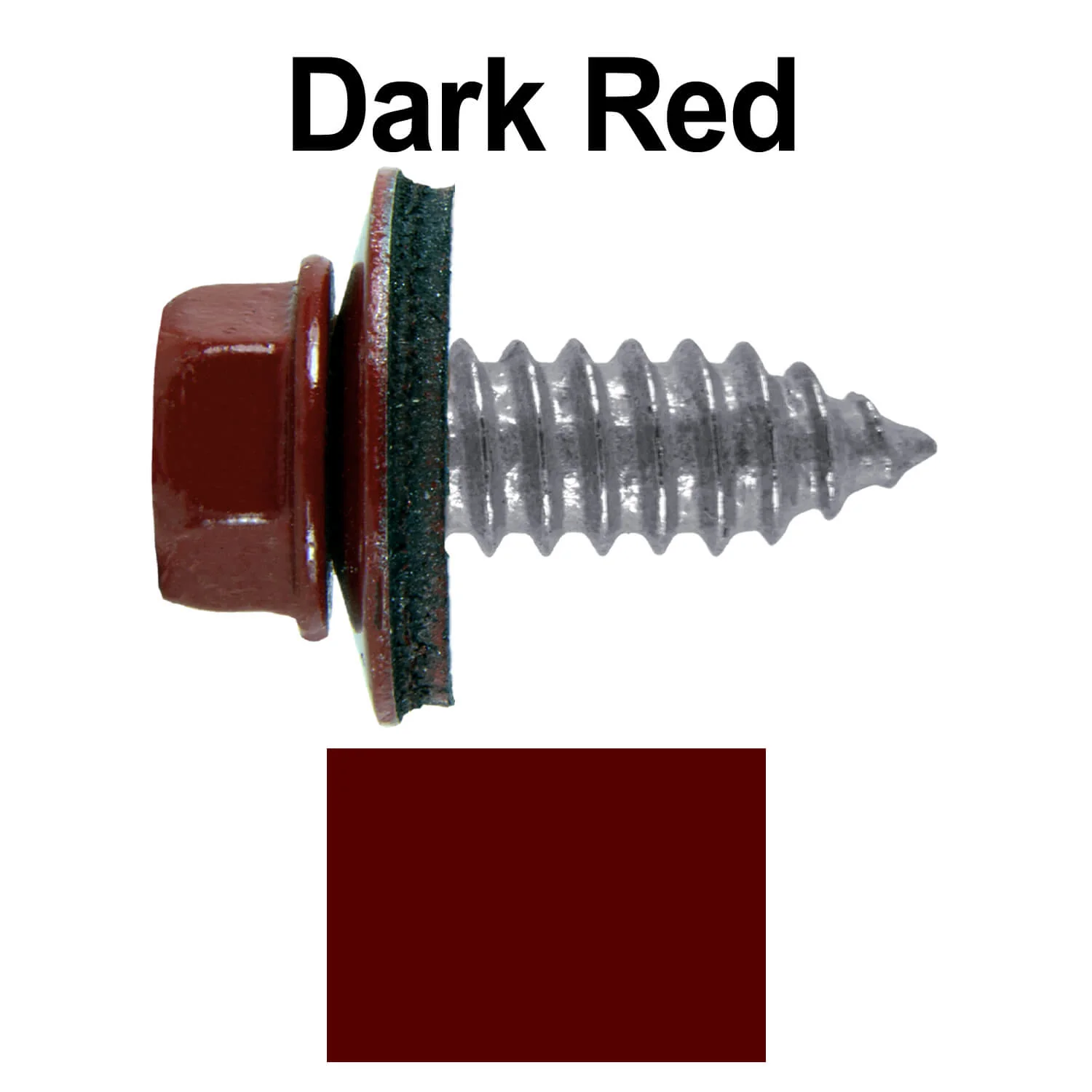 17 x 3/4" Metal Roofing Screws - Metal Panel to Metal Purlins and Recovery Screws - Hex Washer Head - EPDM washer. - Image 75