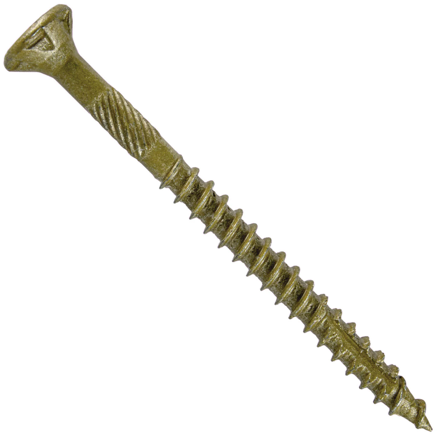 #8 x 3/4" - 2" Bronze Exterior Coated Wood Screw Torx/Star Drive Head - Multipurpose Exterior Coated Torx/Star Drive Wood Screws - Image 3