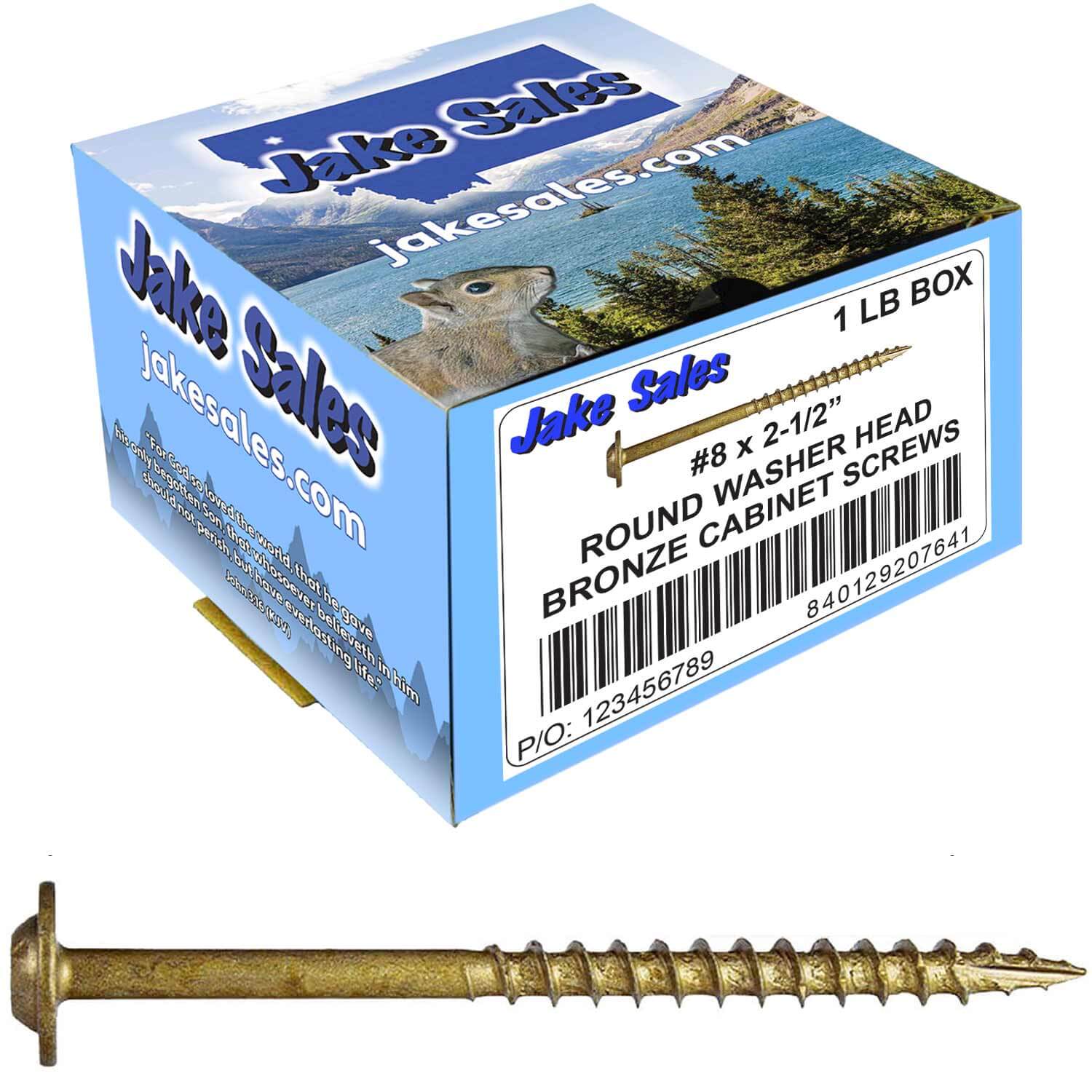 #8 Bronze Star Exterior Coated Modified Truss Head Cabinet Wood Screw Torx/Star Drive Head - Multipurpose Exterior Coated Torx/Star Drive Wood Screws - Image 29