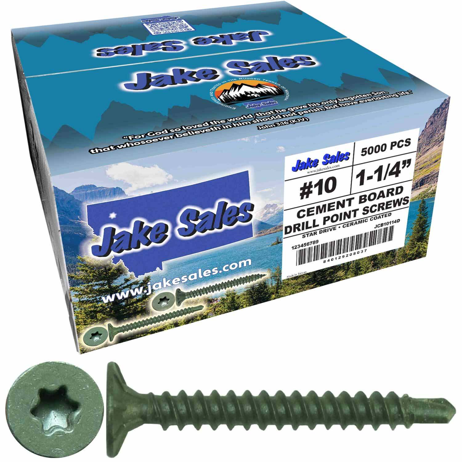 #10 Cement Board Torx/Star Head Screws DRILL POINT for Fastening Cement Backer Board/Cement Board/Tile Board - Torx/Star - T-25 Torx Head - Image 32