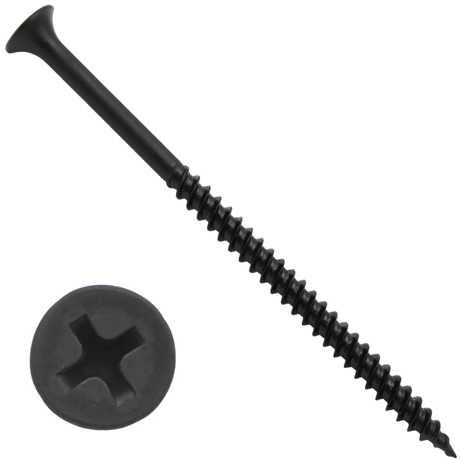 #8x3" Gray Phosphate Fine Thread Drywall Screws - For Metal Studs (Clearance) - Image 4