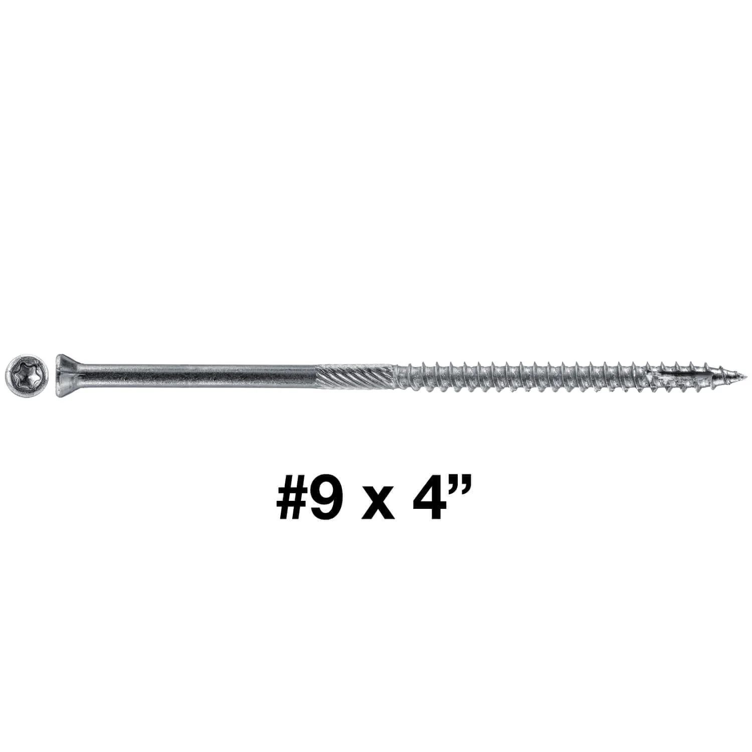 #9 Silver Star Stainless Steel TRIM HEAD Screw Torx/Star Head  - Stainless Steel TRIM HEAD Wood Screws - Image 42