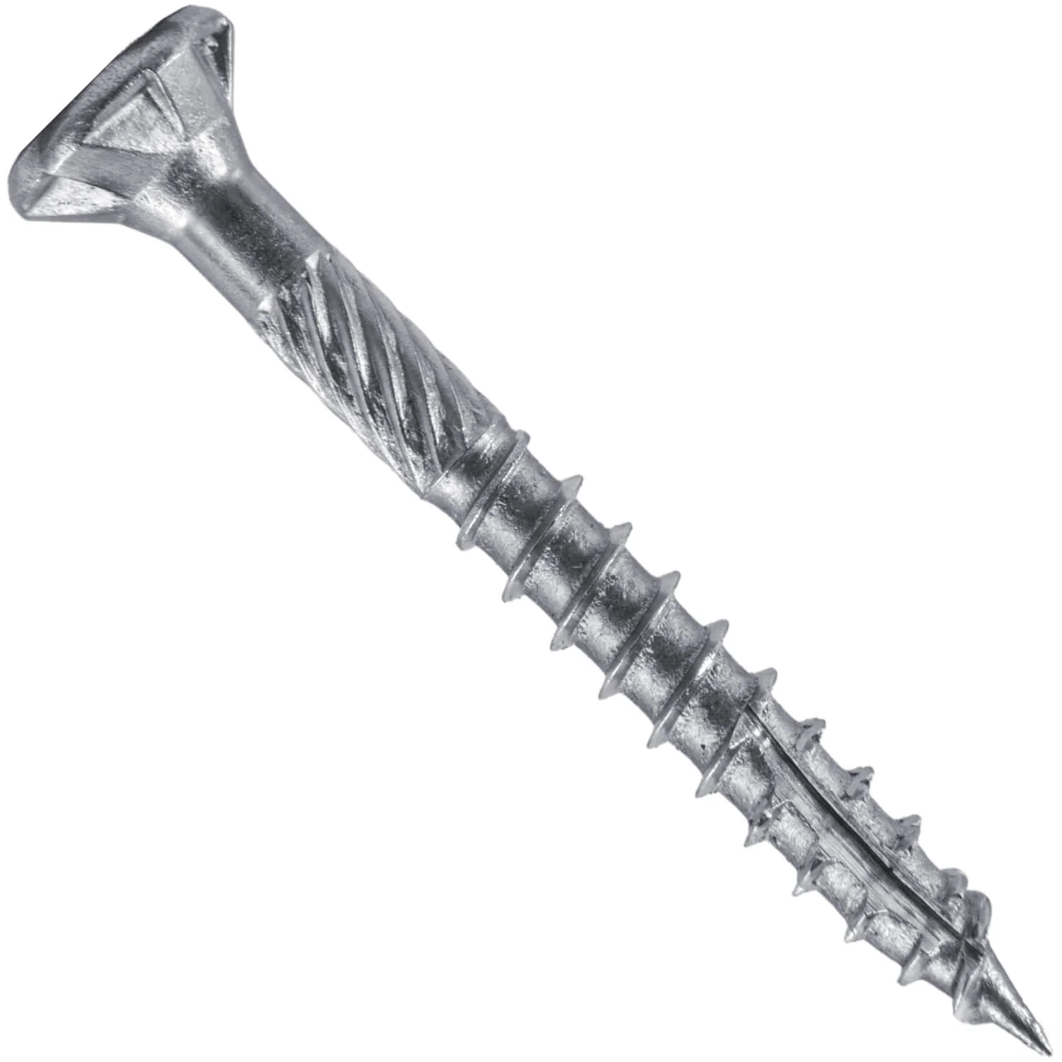 #9 Silver Star Stainless Steel Wood Screw Torx/Star Drive Head - Grade 300 Series Stainless Steel Torx/Star Drive Wood Screws - Image 3