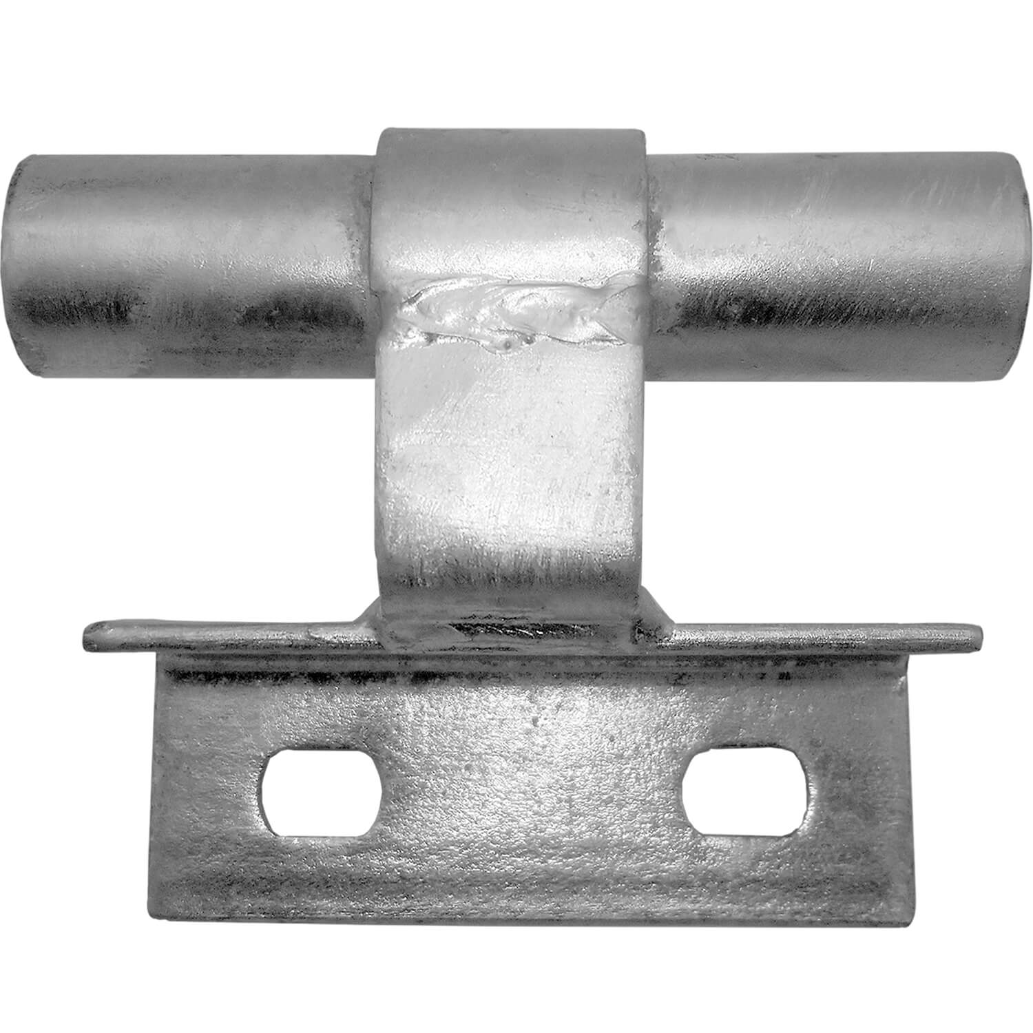 BLACK 1-5/8" Track Rail to 1-5/8" and 1-7/8" Fence Post Rolling Gate Track Bracket - PRESSED STEEL - POWDER COATED - Image 8