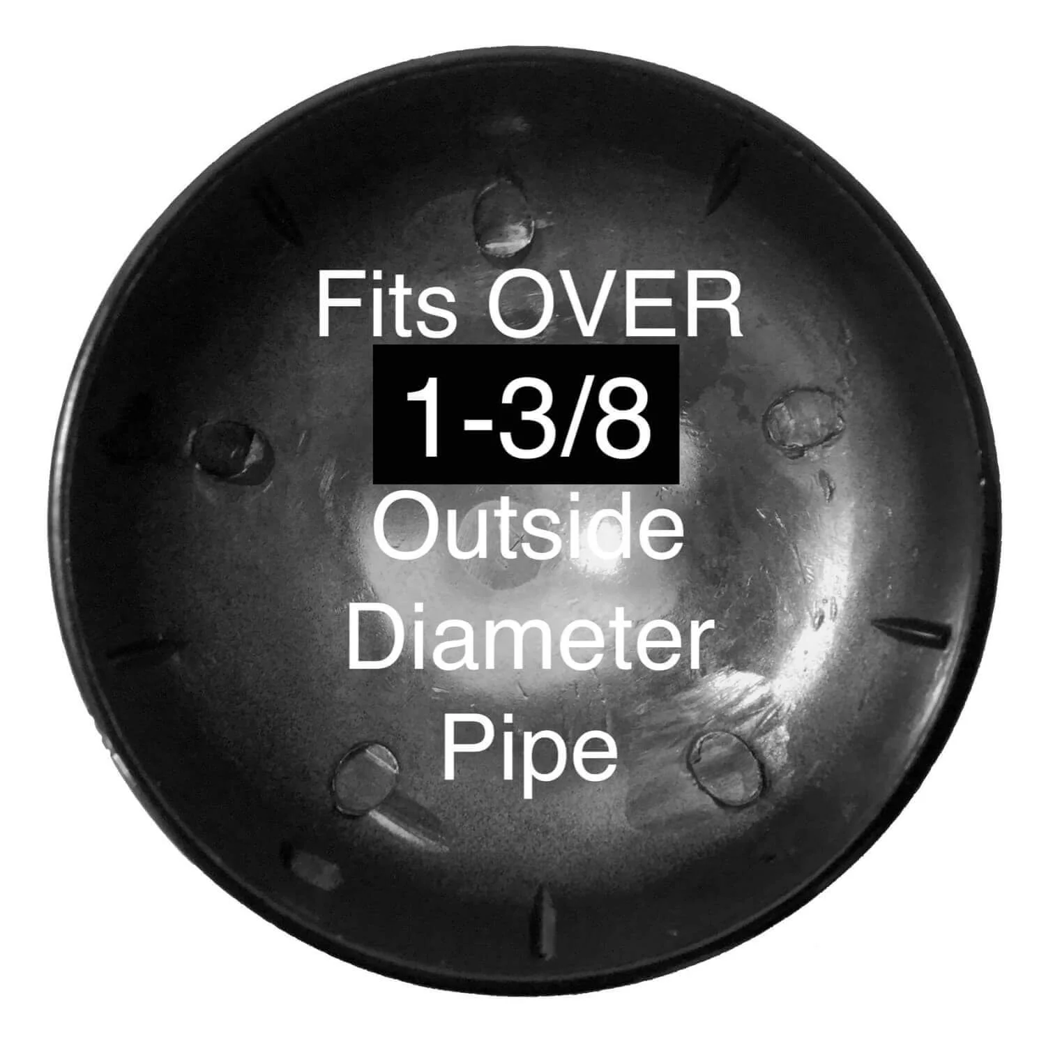 Black Chain Link Fence Post Caps - Image 14