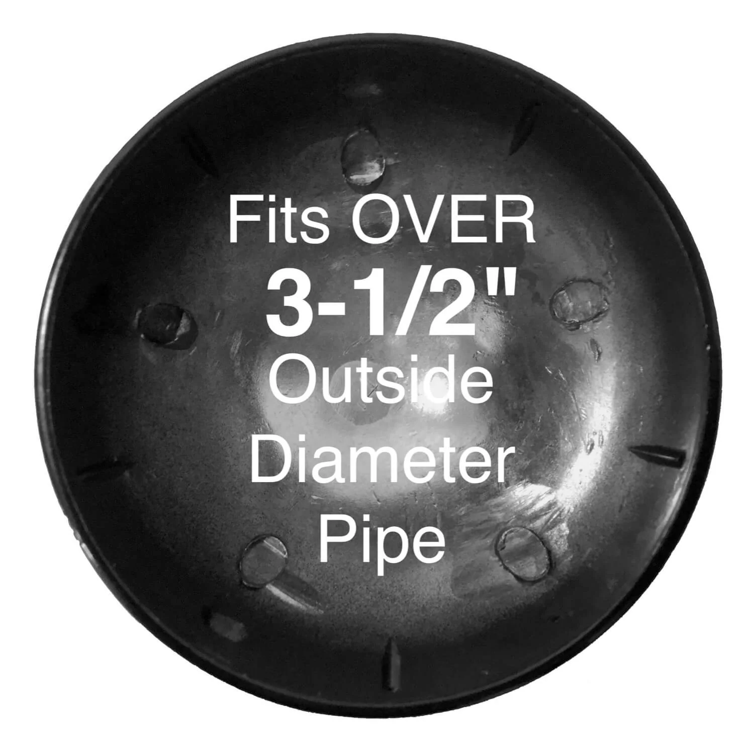 Black Chain Link Fence Post Caps - Image 23