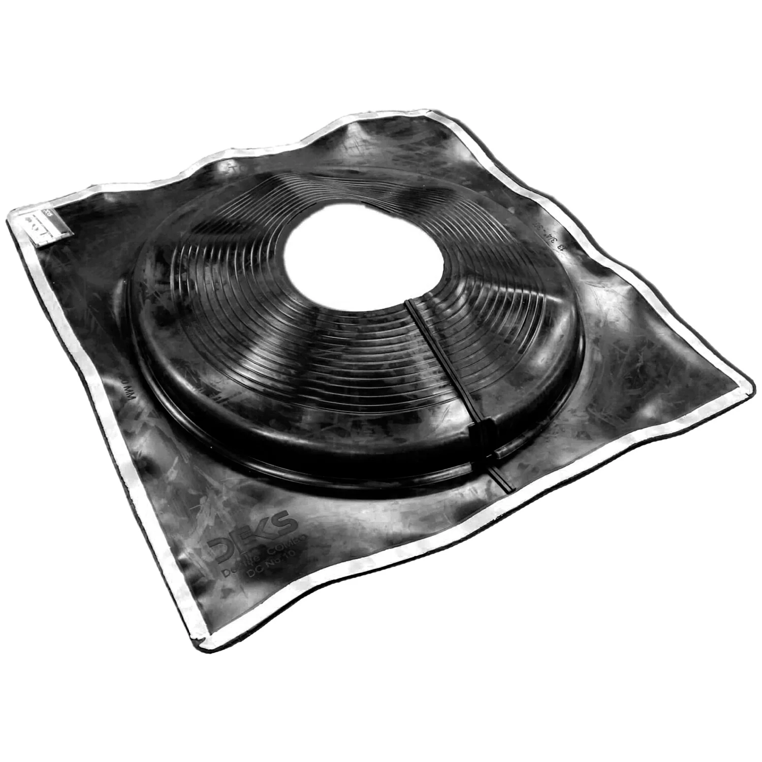 BLACK SQUARE BASE COMBO PIPE FLASHING BOOT:  EPDM Square Base Flexible Pipe Flashing - Image 13