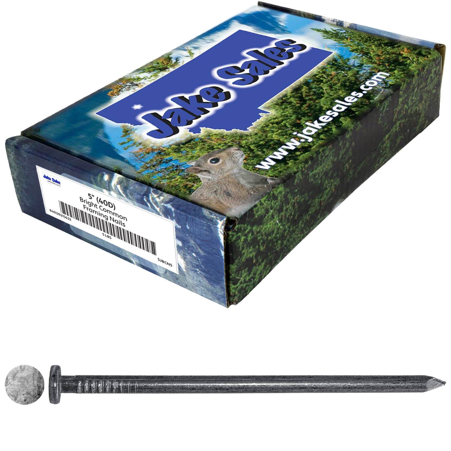 Bright Common Framing Nails - Heavy-Duty Fastener Designed for Interior Construction Applications - Uncoated Carbon Steel with Smooth Shank - Load Bearing Strength - Image 19