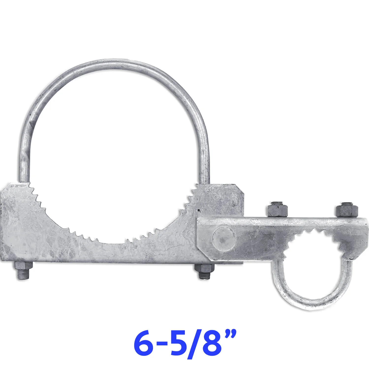 Chain Link Fence 180 Degree Commercial Duty Gate Hinge - Chain Link Post Gate Hinge - Hinge "U" Bolts Included - 1 Hinge Assembly - Image 11