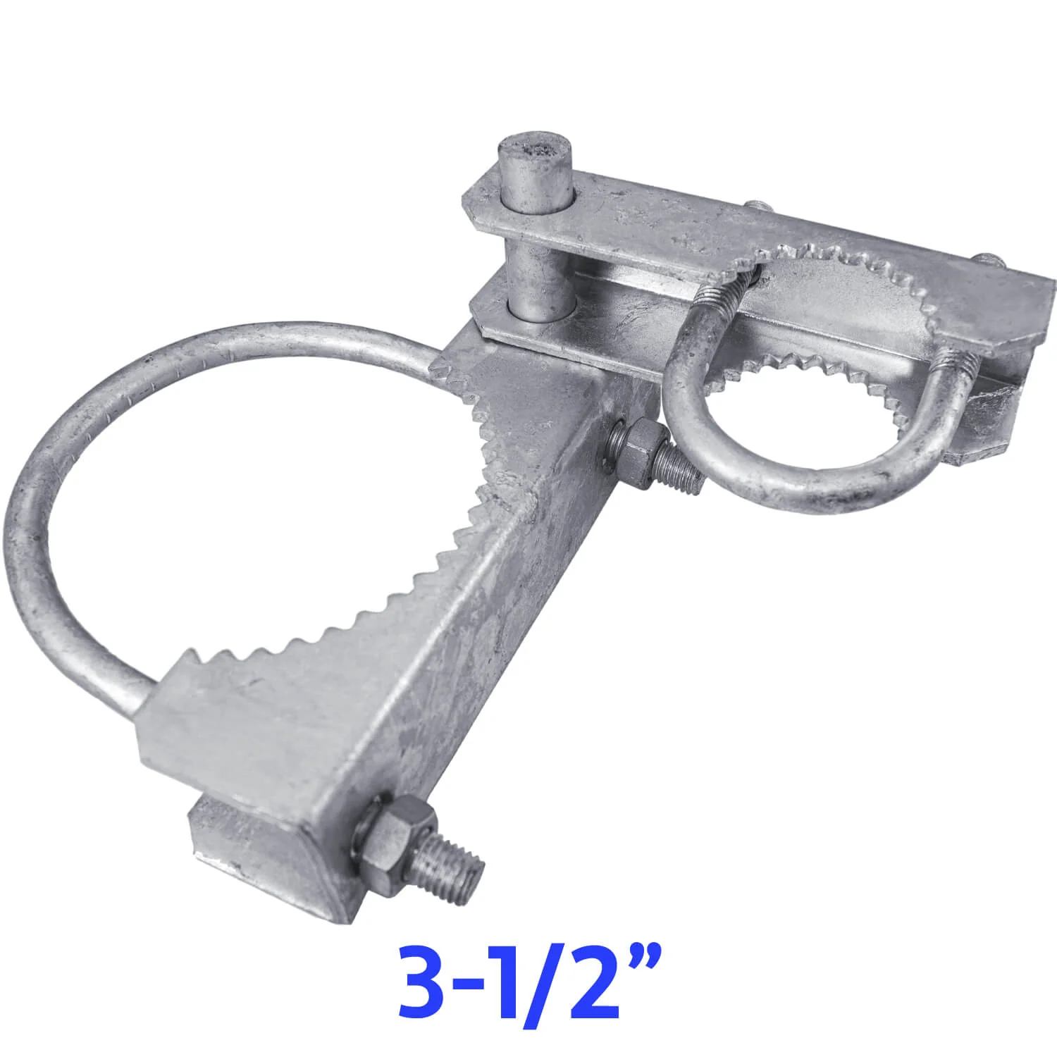Chain Link Fence 180 Degree Commercial Duty Gate Hinge - Chain Link Post Gate Hinge - Hinge "U" Bolts Included - 1 Hinge Assembly - Image 13
