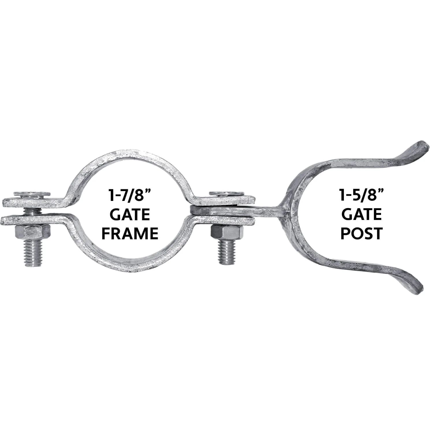 Chain Link Fence Gate Fork Latch -  Fence Gate Latch - Galvanized Fence Gate Latch With Hole for Padlock - Image 18