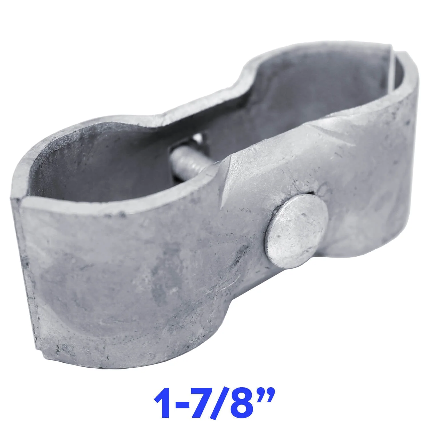 Galvanized Chain Link Fence Panel Clamps with Bolts & Nuts - Saddle Clamps for Dog Kennels & Temporary Fencing - Image 49