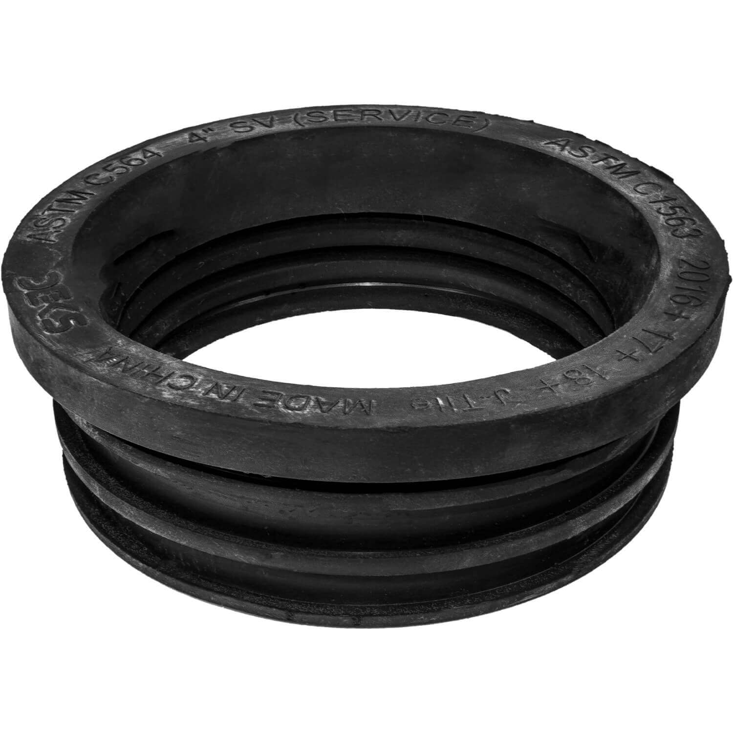 DEKS J-Tite Service Weight Soil Gasket - One Piece Compression Gasket of Molded Neoprene Rubber - Image 8