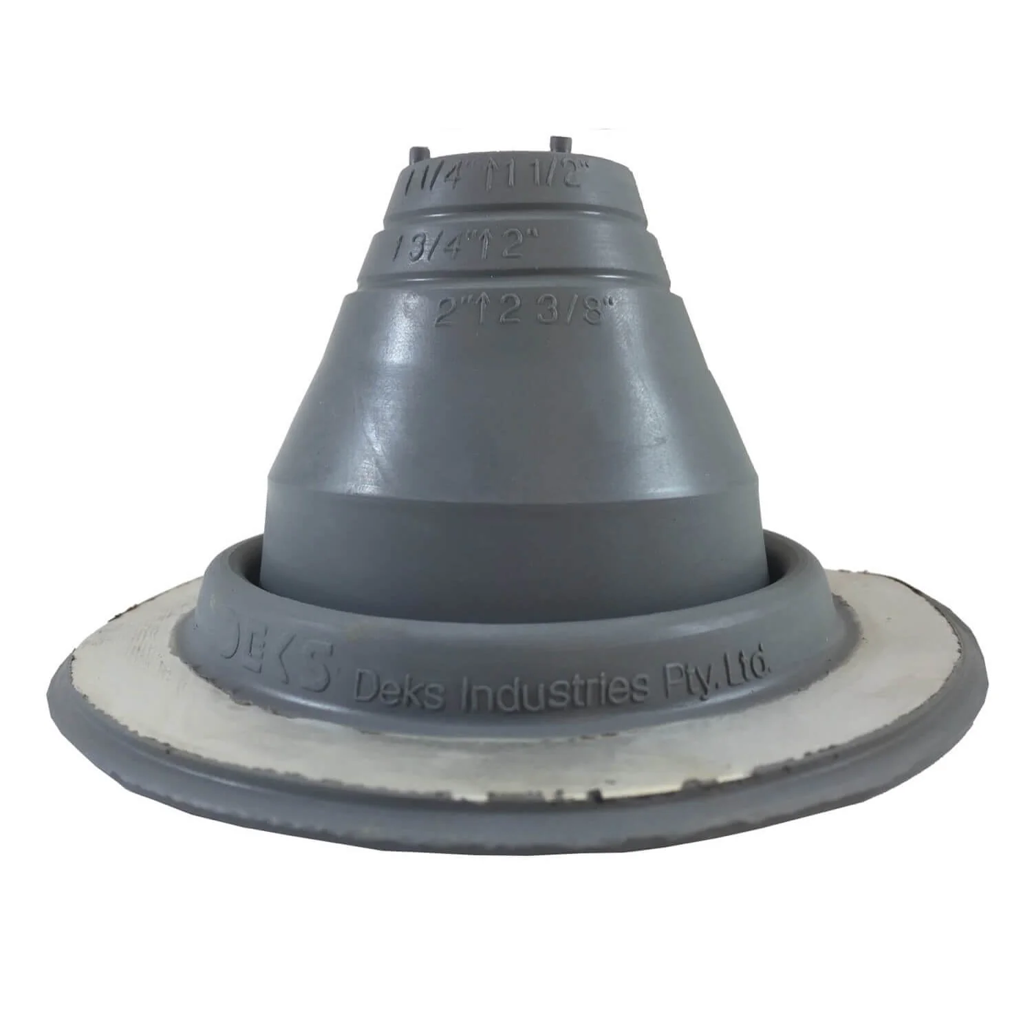 Dektite GRAY EPDM Flexible Round Pipe Flashing - Metal Roof Jack Pipe Boot - Metal Roofing Pipe Flashing - Image 14