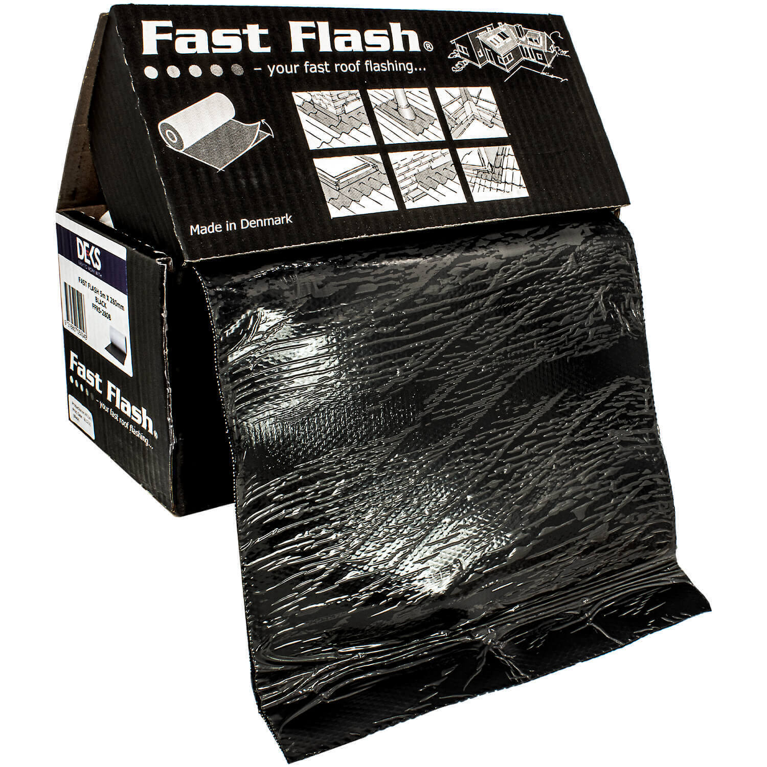 Dektite Self-adhesive Fast Flash Flashing For Most Roofing Materials - 11" x 16 Feet Polymer Roll And 22" x 16 Feet Polymer Roll - Image 7