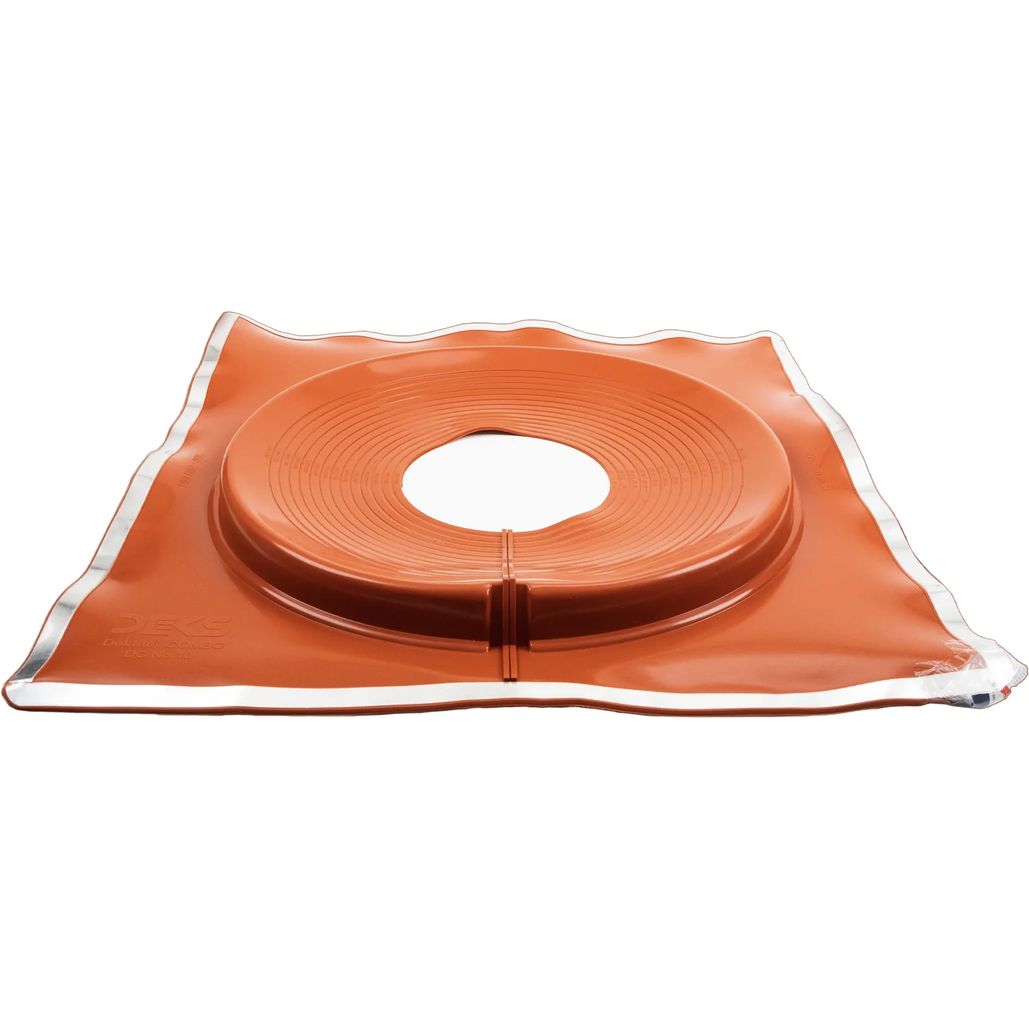 Dektite Square Base Combo Pipe Flashing Boot – Red High Temp Silicone Roof Flashing - Image 9