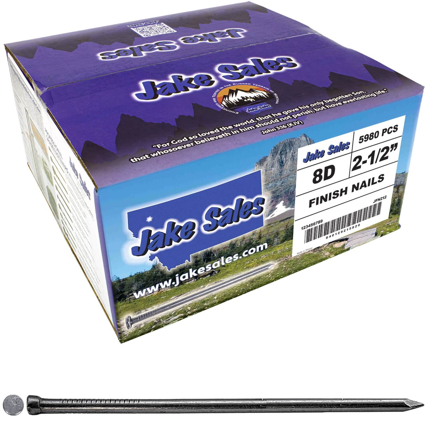 Finish Nails used for "finishing" projects and are non-structural in nature. Common uses for a finish nail are installing crown molding, baseboards, paneling and other projects - Image 8